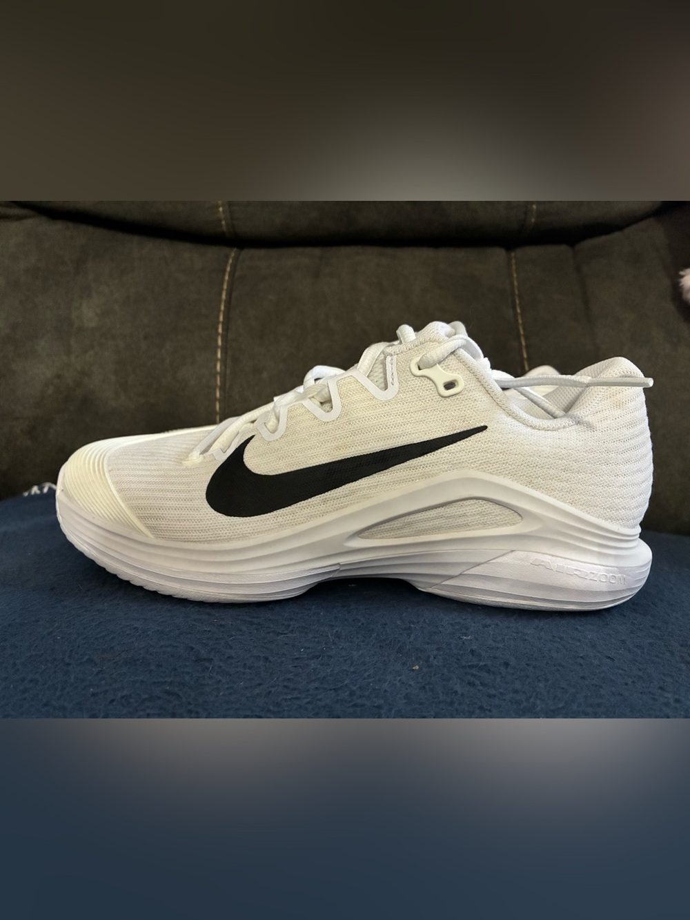 Nike air zoom vapor 12 White Sneakers with Black Swoosh brand new no box
